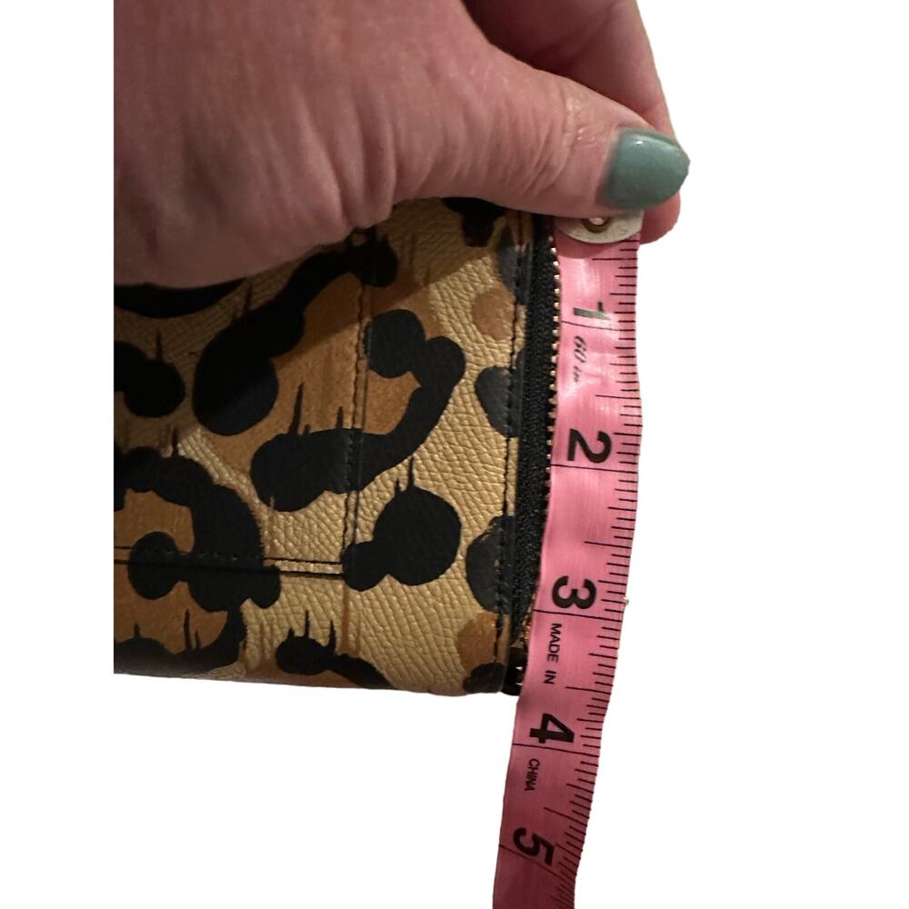 Coach - Double Zip Phone Wallet In Wild Beast Print Leather -NWT - Picture 9 of 10